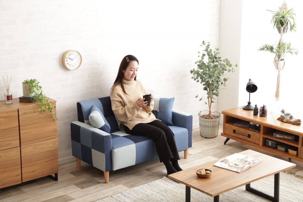 新作パッチワークデニムソファ「Sopra」販売開始しました!の画像